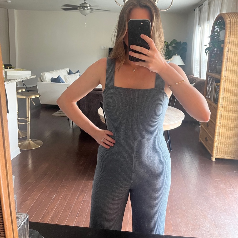 Wild Fable Blue Tank Top Jumpsuit